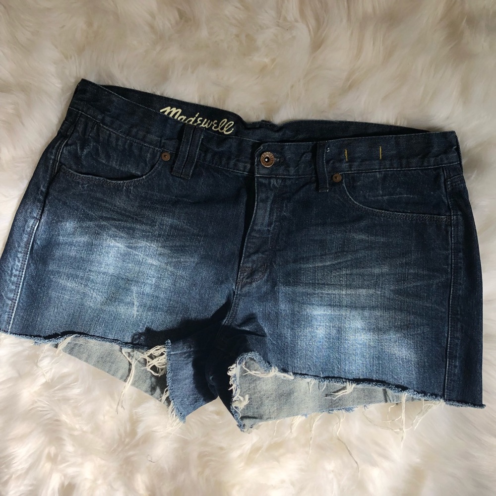 Madewell Frayed Jean Shorts